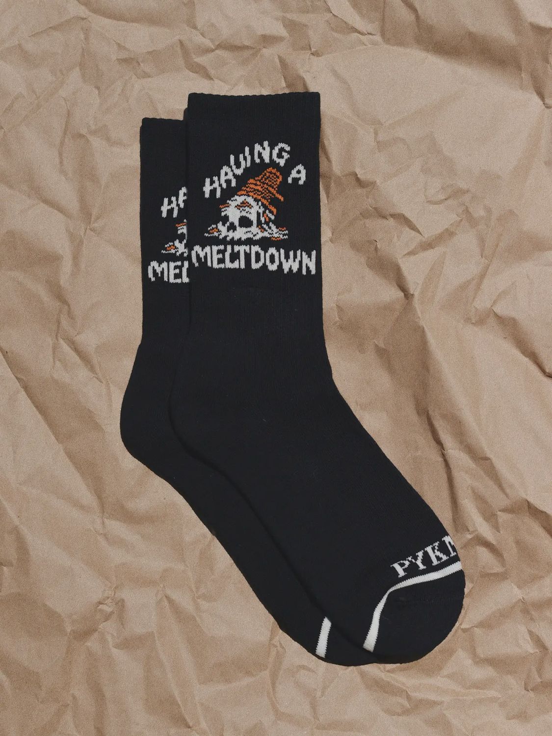 Having A Meltdown Vintage-Style Crew Socks
