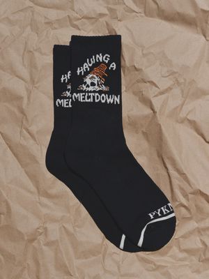 Having A Meltdown Vintage-Style Crew Socks