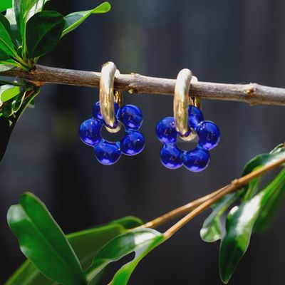 Dazy Glaze 18k Gold Plated Hoop