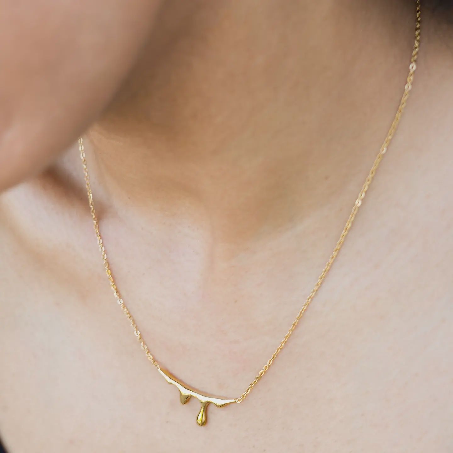 Lava Necklace 18K Gold Plated