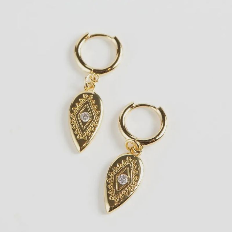 Paisley Eye Hoops