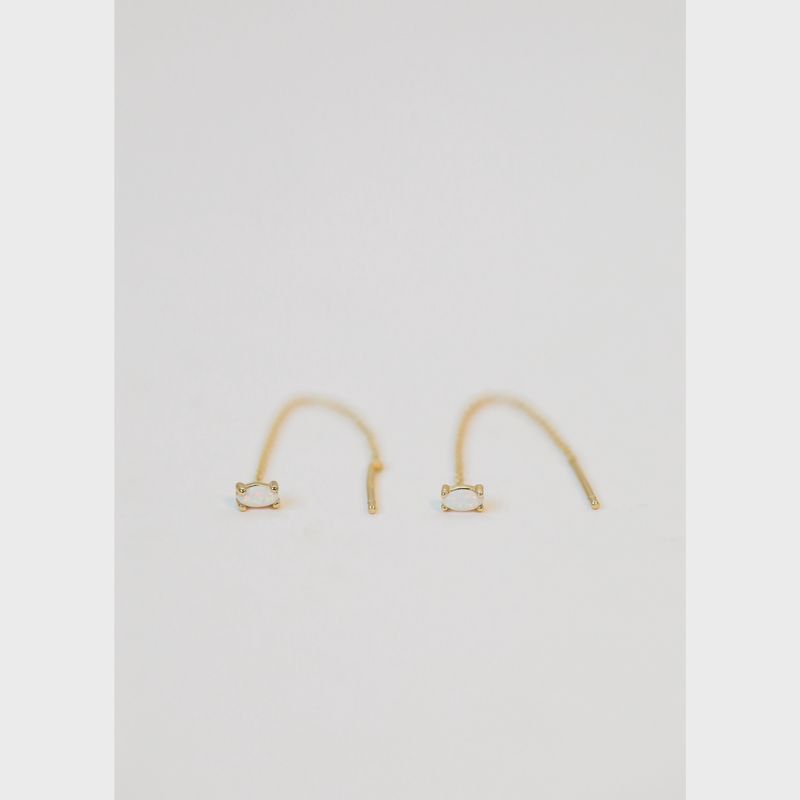 Studded Threader Earrings
