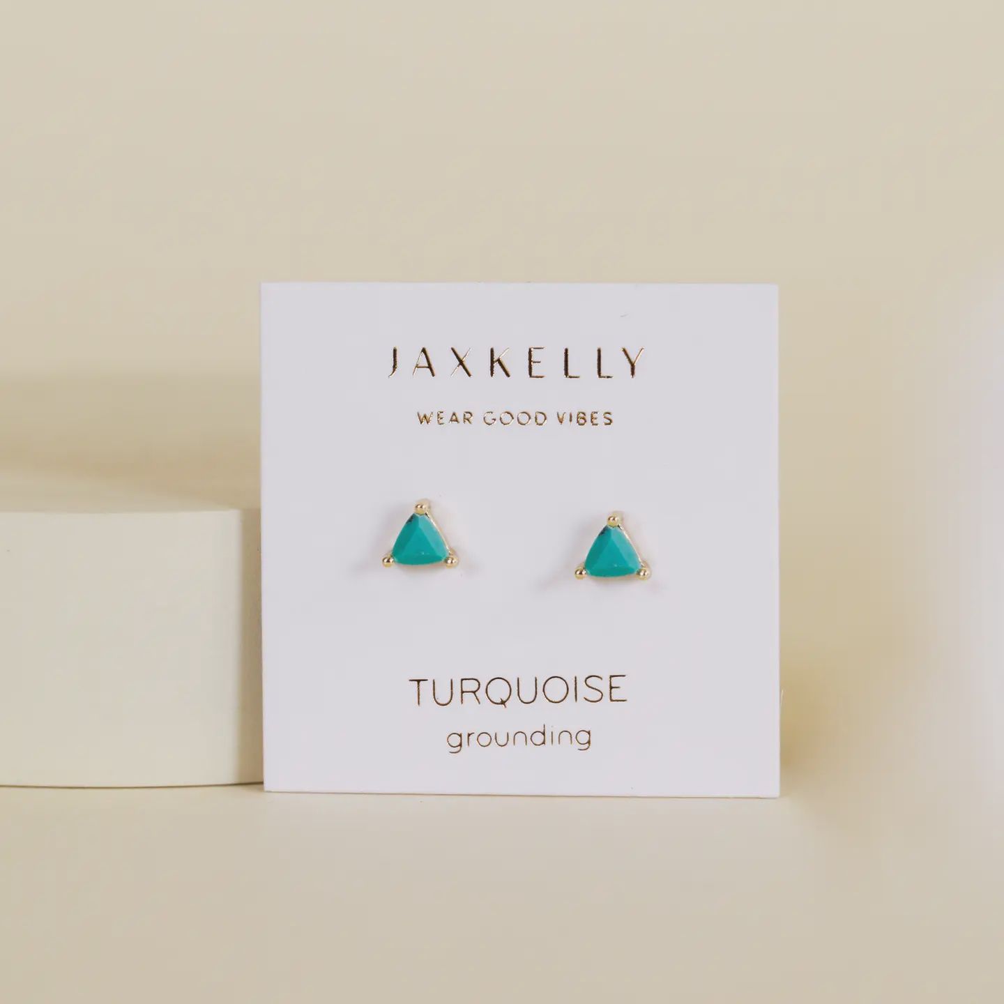 Mini Energy Gem- Turquoise Earrings