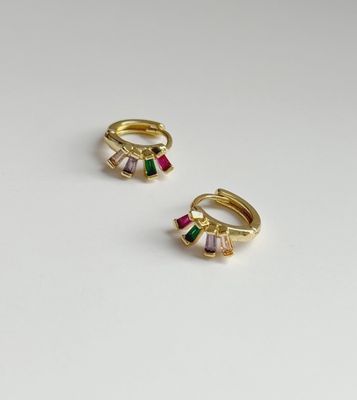 Little Gem Huggie Hoops