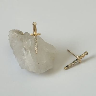 Dagger Stud Earrings