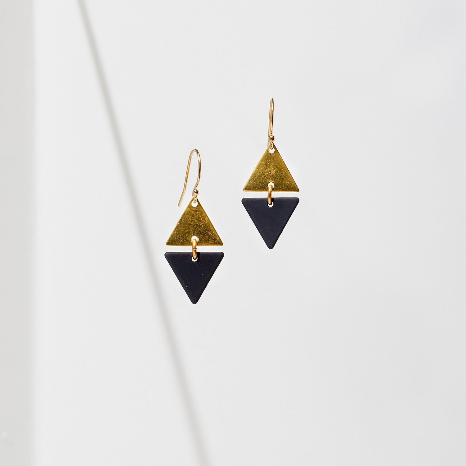 Alta Earrings, Colour: Black