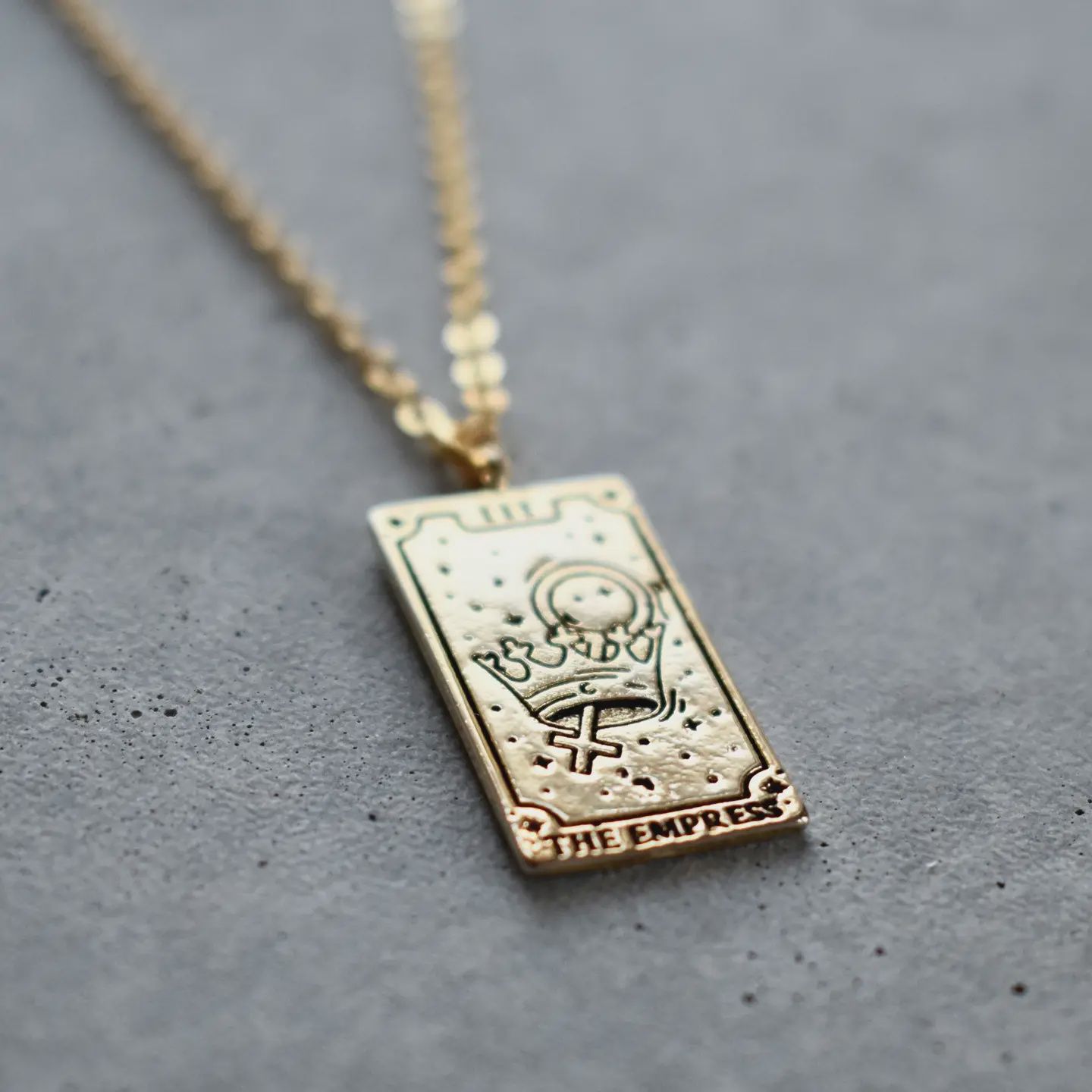 Tarot Card Necklace - the Empress