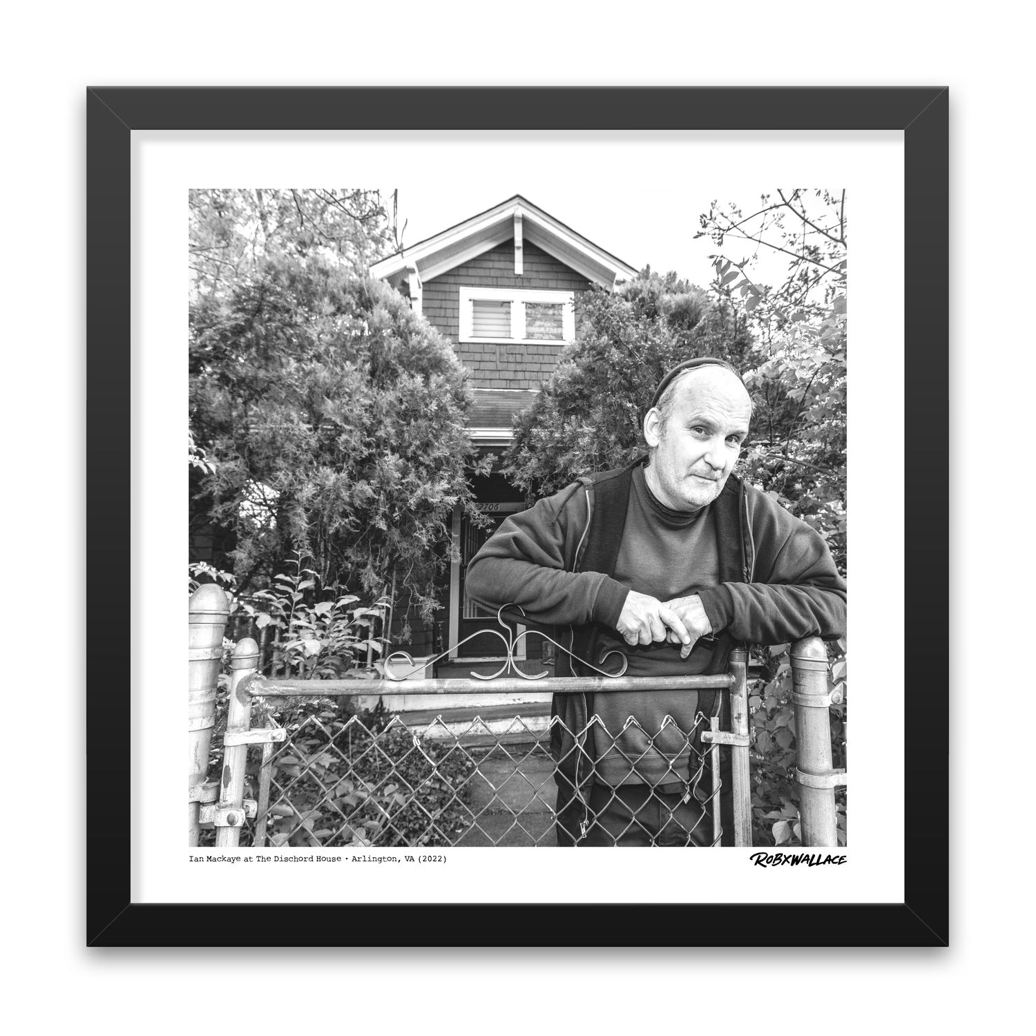 T-shirt Ian Mackaye (Minor Threat, Fugazi) Par Chris Shary - Édition Limitée 300, Couleur Bordeaux