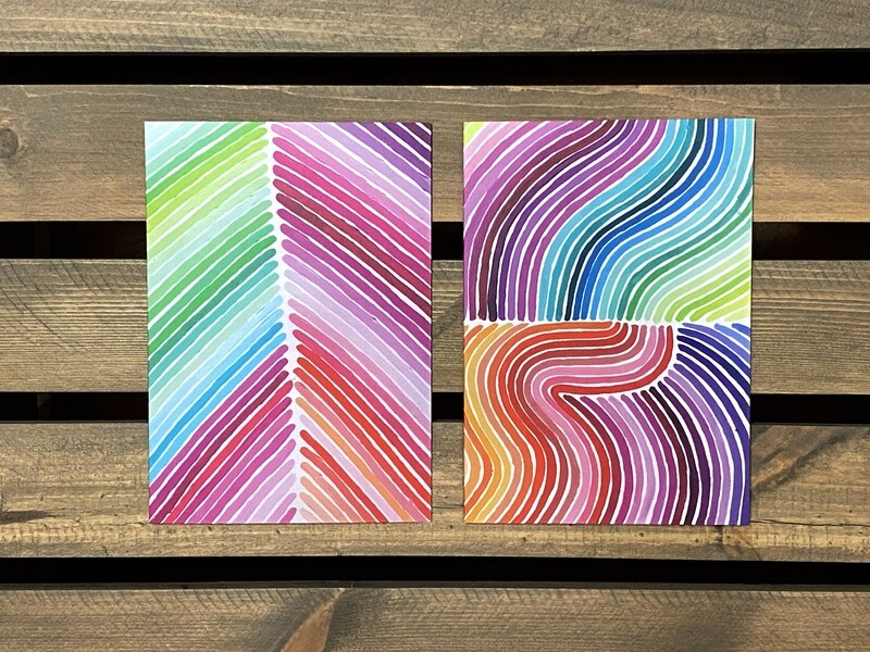 Rainbow Gradients Card Bundle