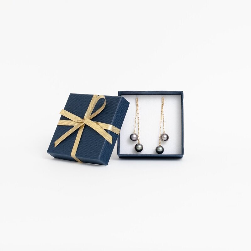 Chain Earring with Diamond