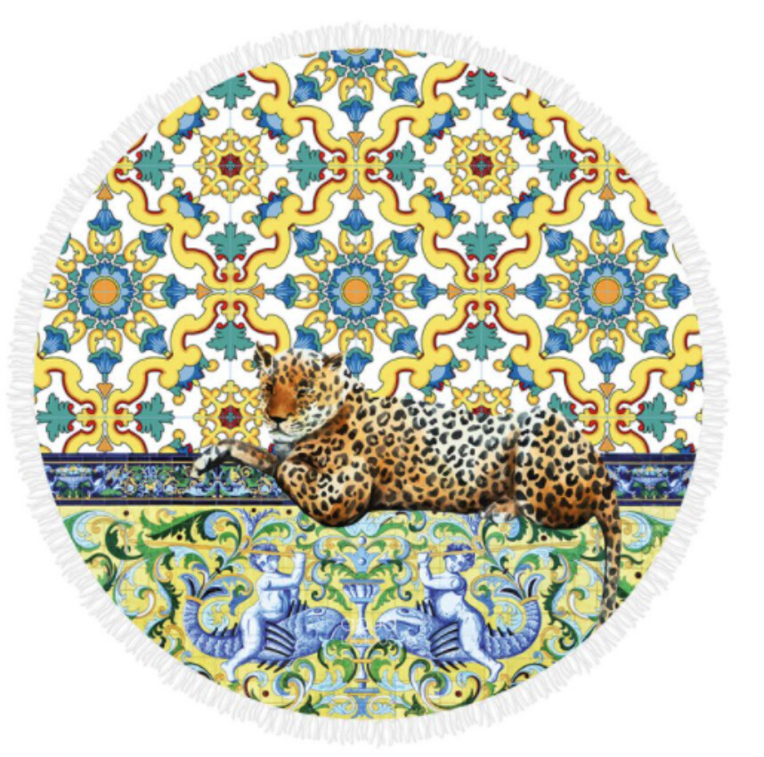 Roundie Towel Maiolica