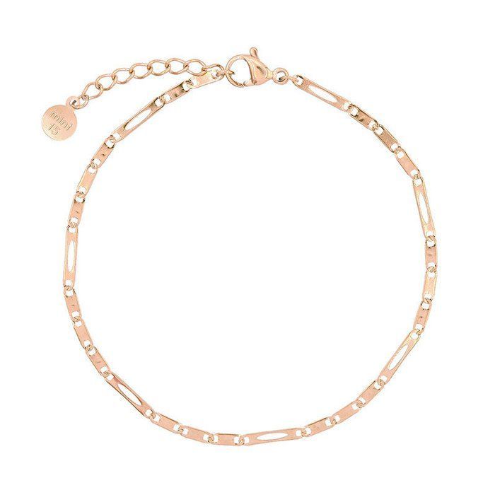 Fijne kettingarmband - ROSÉ GOUD