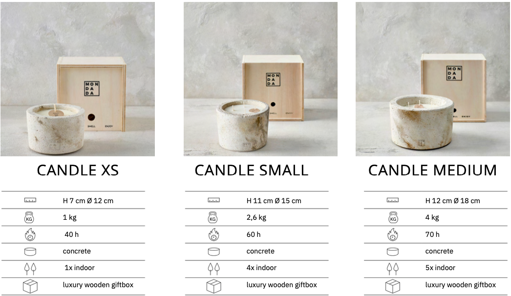 Urban Indoor Candle L - desert - BLACK SEA