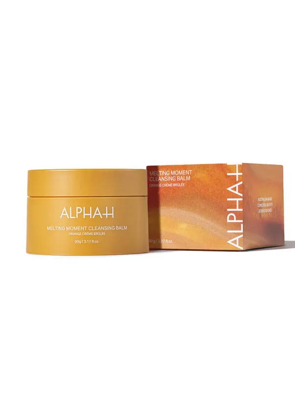 Alpha-h Melting Moment Cleasing Balm Crème Brûlee - LIMITED EDITION