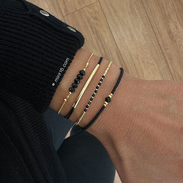 Bracelet set 'Black Chic' Bracelet set 'Black Chic'