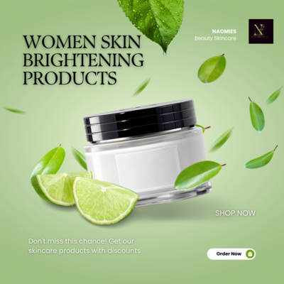 WOMEN SKIN BRIGHTENING PRODUCTS MENU