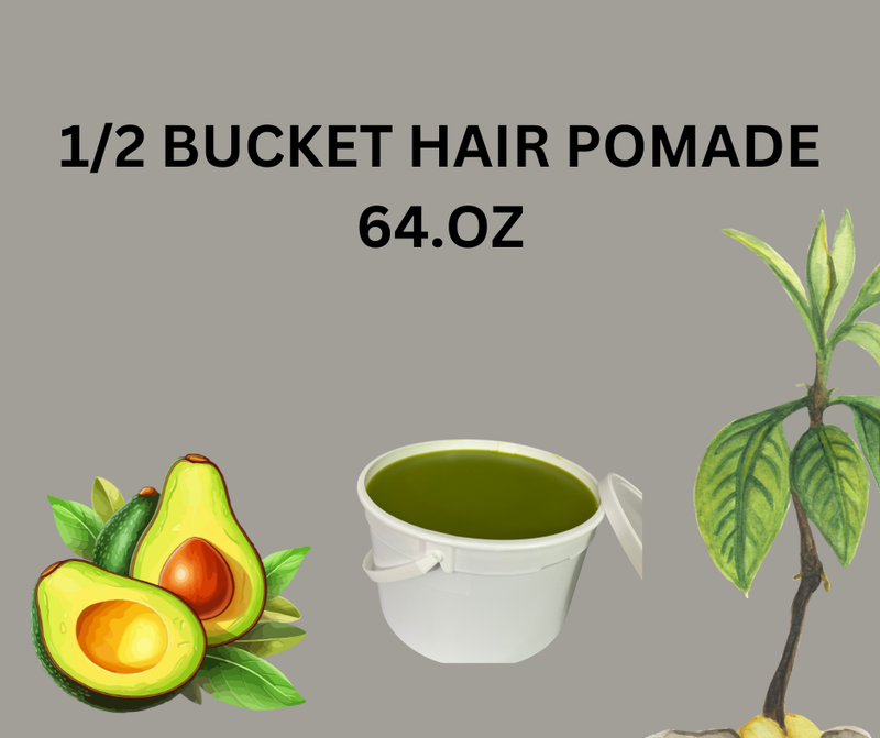 1/2  small Bucket Women Hair moisturizer pomade 64.oz