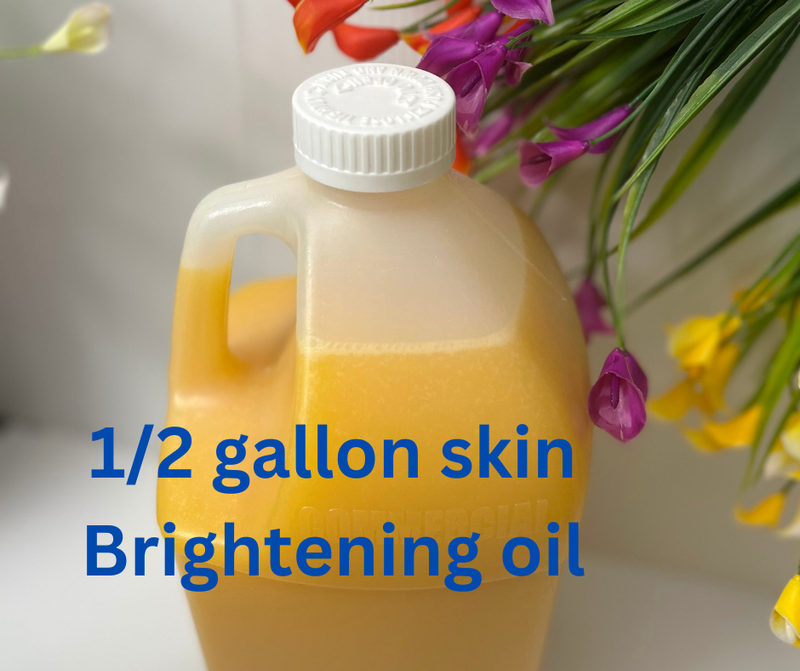 1/2  GALLON  BRIGHTENING FACE OIL   (64. OZ)