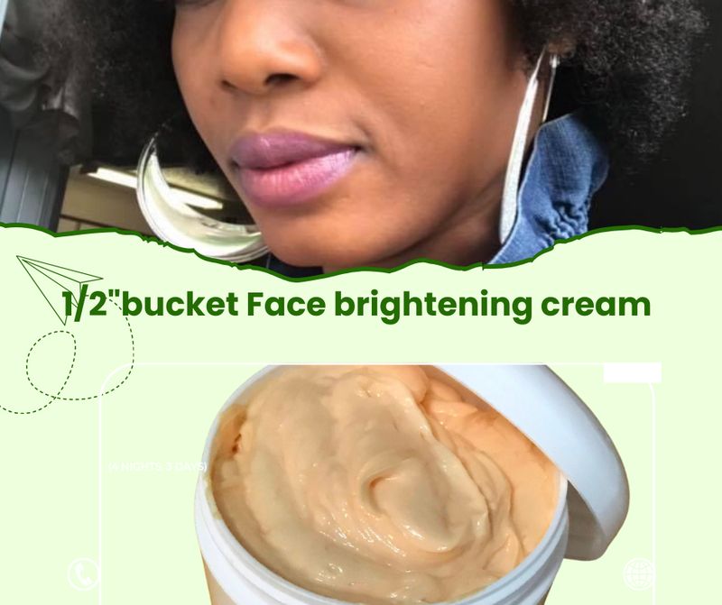 1/2 BUCKET  BRIGHTENING FACE CREAM (64. OZ)