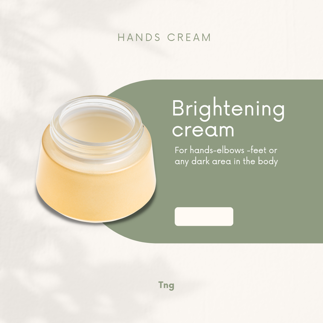 HANDS BRIGHTENING CREAM  8.OZ