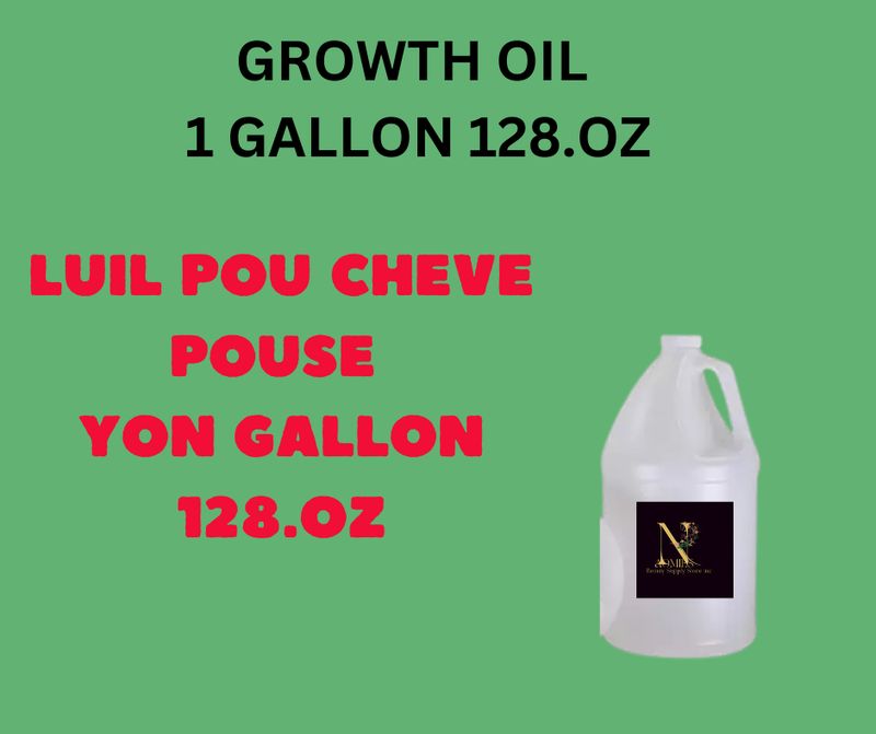 1 GALLON GROWTH OIL  (128.OZ)