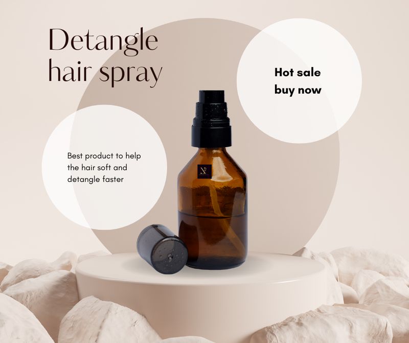 1/2 Gallon DETANGLE HAIR SPRAY  64.OZ
