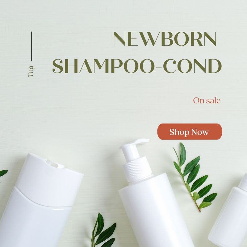 NEWBORN SHAMPOO /CONDITIONER   8.OZ (AGE 0-12 MONTHS)