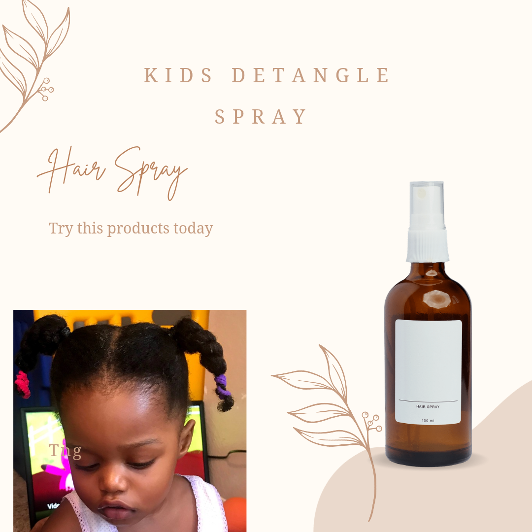 KIDS DETANGLE HAIR Spray 2.oz