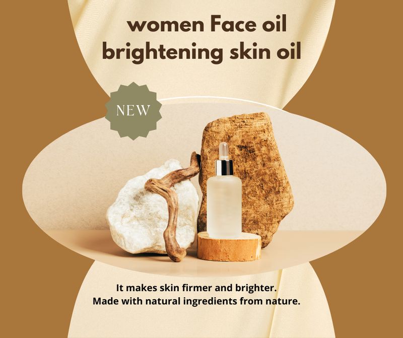 WOMEN BRIGHTENING FACE OIL 4.  OZ