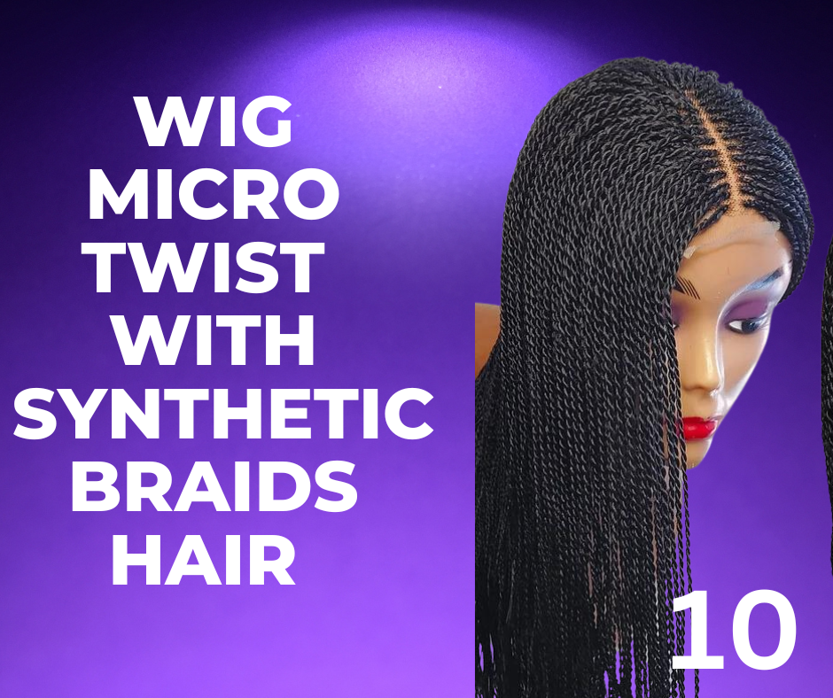 Wig micro twists full lace HD 