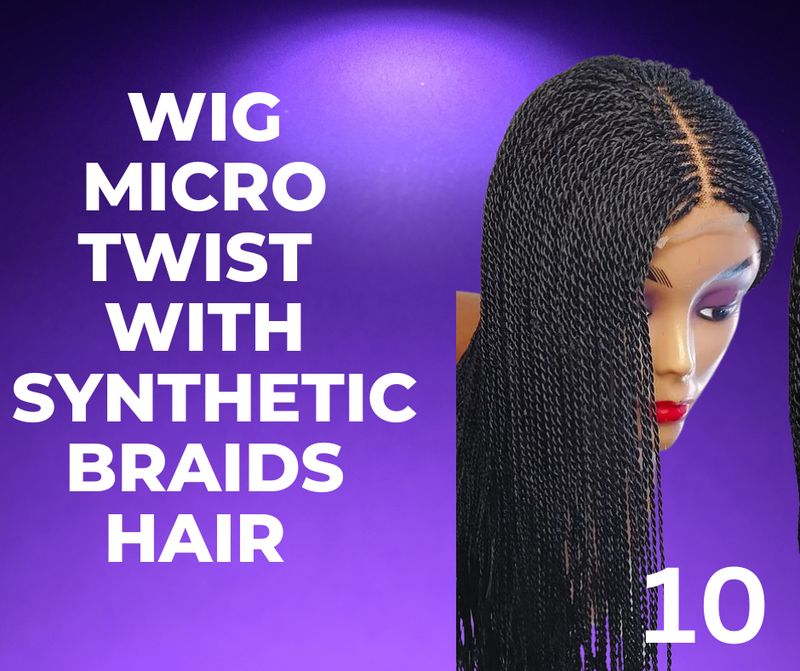 Wig micro twists full lace HD 