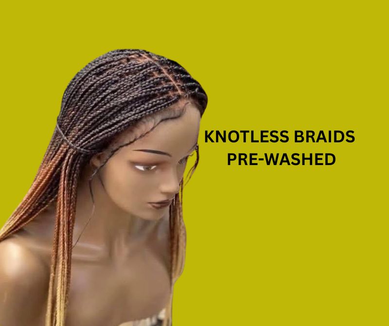 Wig BOX Braid Traditional 360 lace  Frontal  HD 13* 4