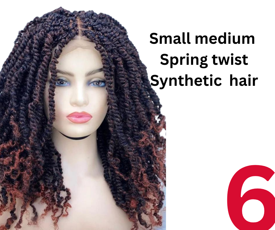WIG SMALL MEDIUM SPRING TWIST LACE FRONTAL HD