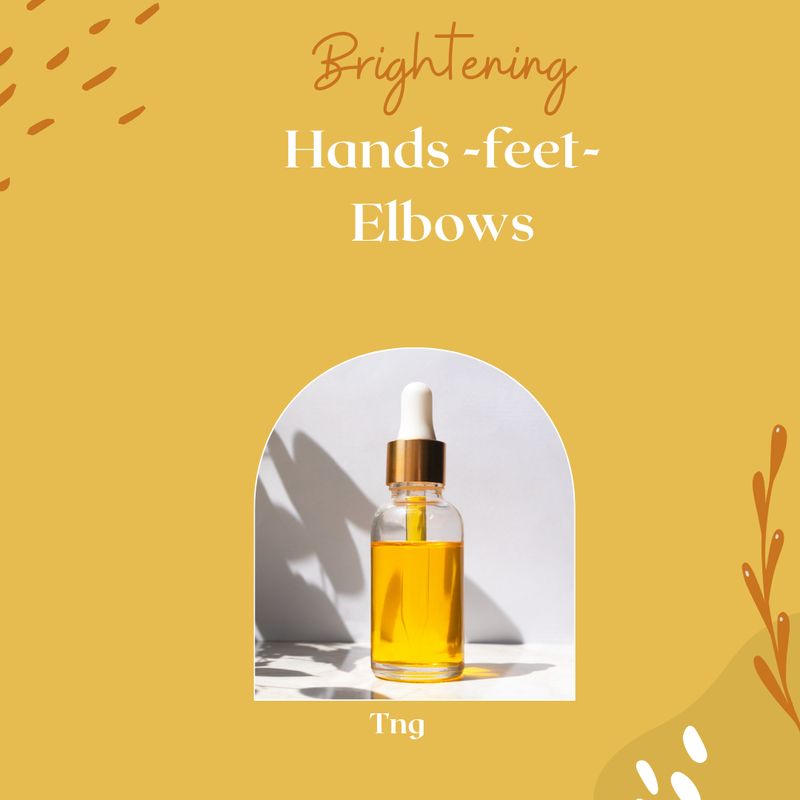 HANDS BRIGHTENING OIL  2. OZ