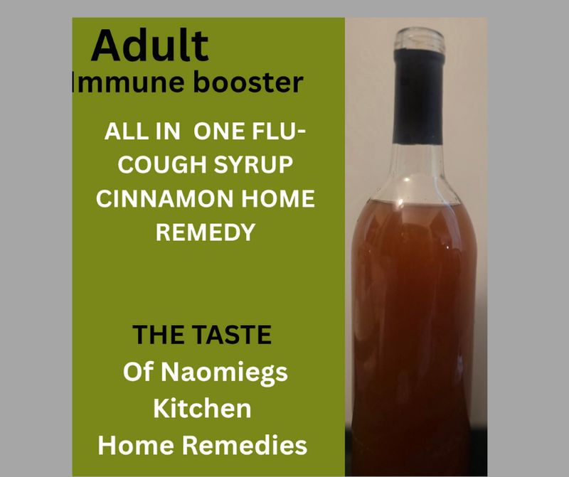 ADULT SYRUP IMMUNE SYSTEM BOOSTER (COLD-FLU-FEVER ) ALL IN ONE