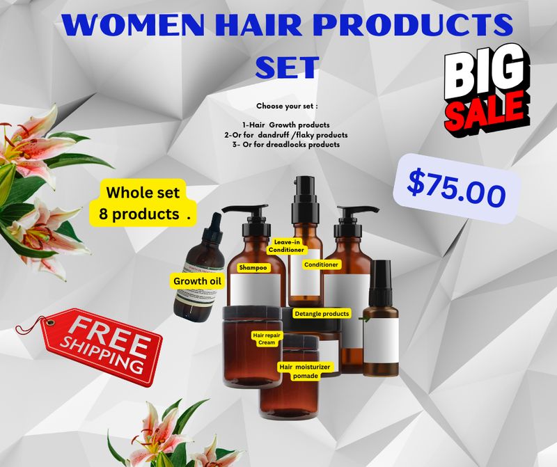 WOMEN HAIR PRODUCTS SET SEPCIAL