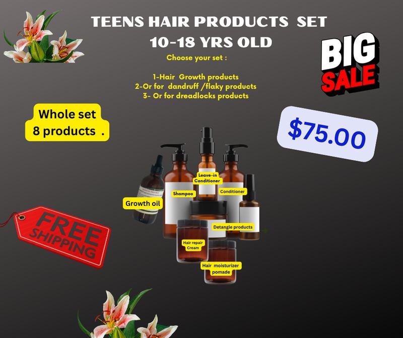 Teens HAIR PRODUCTS SET SPECIAL SET