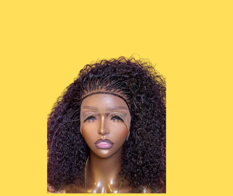 Wig  human Braids lace frontal HD 13*5