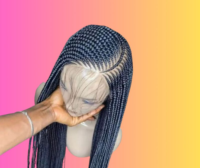 Wig  Braids lace frontal HD 13*5