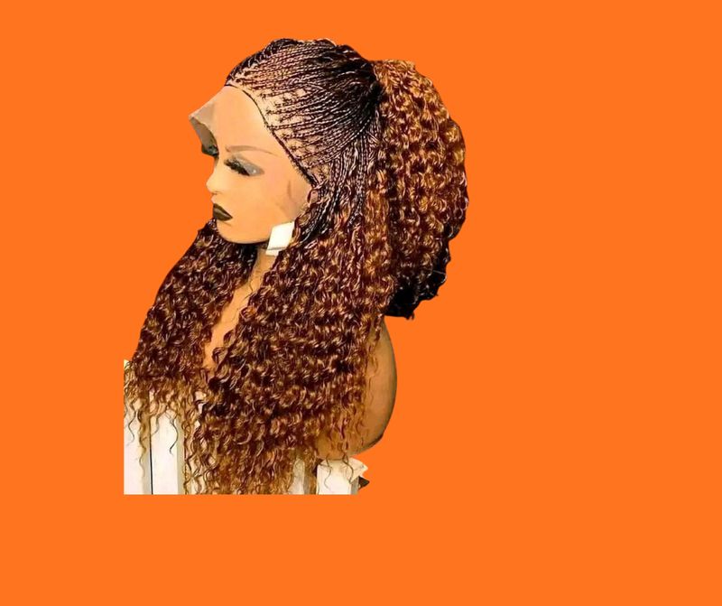 Wig  human Braids lace frontal HD 13*5