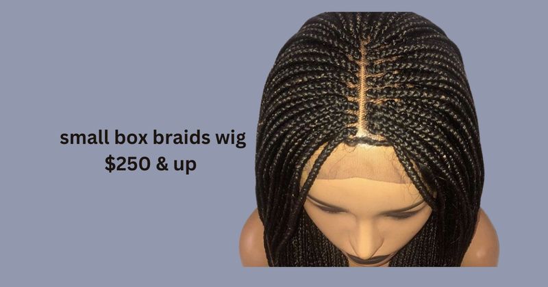 Wig BOX Braid Traditional 360 lace  Frontal  HD 13* 4