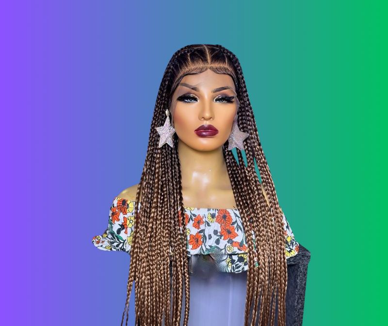 Wig  Braids lace frontal HD 13*5