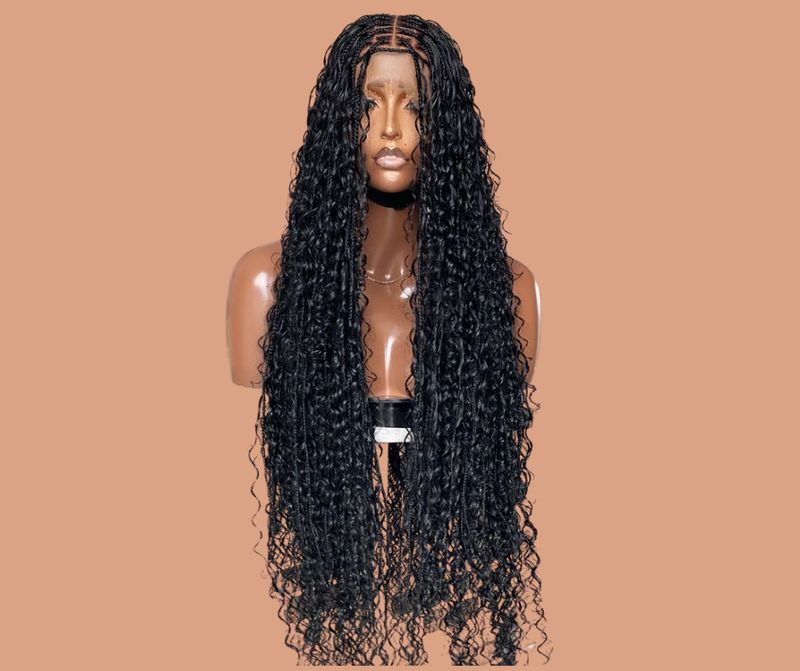 MEDIUM BOHO   Braids lace frontal HD 13*5