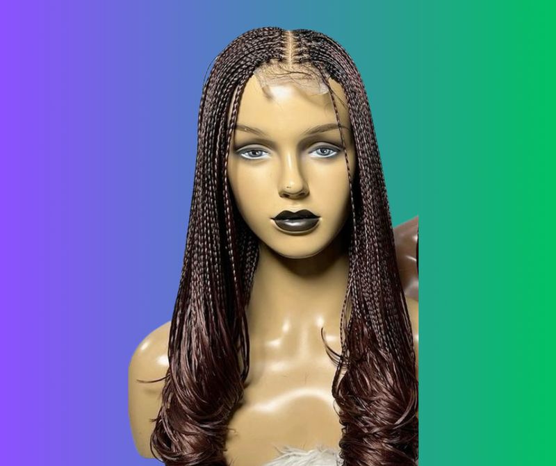 Wig French Braids lace frontal HD 13*5
