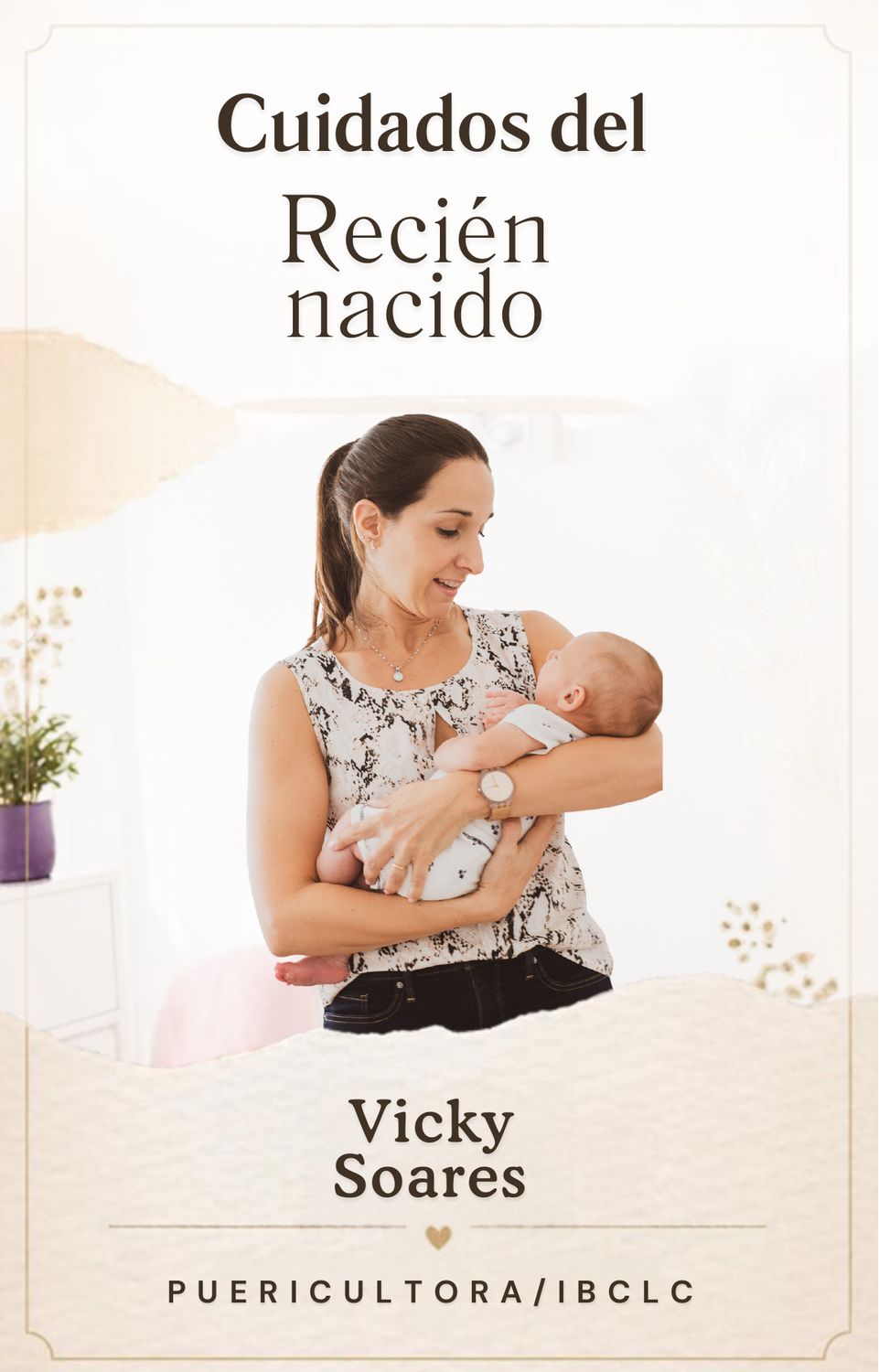 Portada original del e-book Cuidados del recién nacido de Vicky Soares