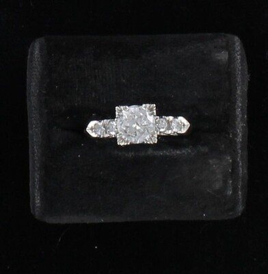 14KT .85 CT ROUND DIAMOND ENGAGEMENT RING 14KT .85 CT ROUND DIAMOND ENGAGEMENT RING
