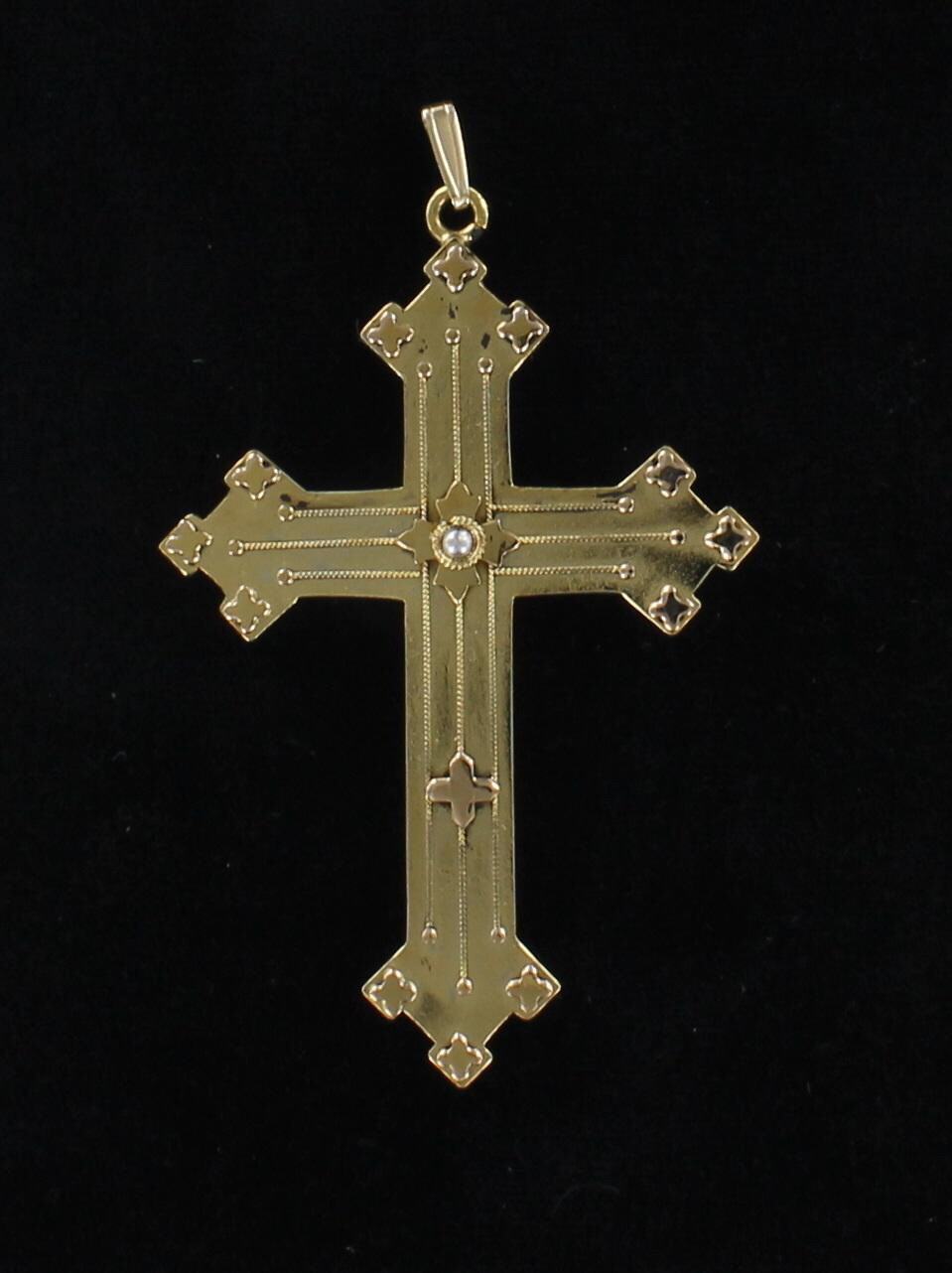 GOLD FILLED VICTORIAN CROSS