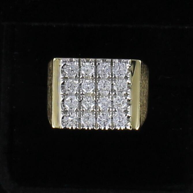 14KT 1.60 CT TW ROUND DIAMOND RING