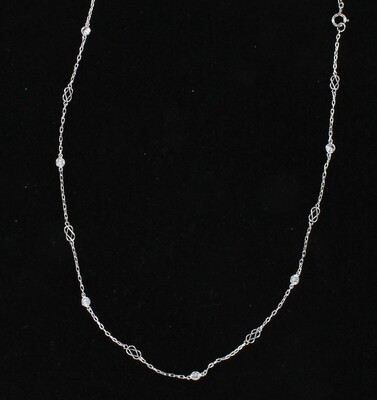 PLATINUM .86 CT TW DIAMOND BY THE YARD CHAIN PLATINUM .86 CT TW DIAMOND BY THE YARD CHAIN