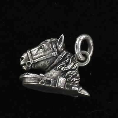 STERLING SILVER HORSE CHARM